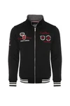 CARISMA Sweatjacke Regular Dunkelrot/Rot/Schwarz/Gelb
