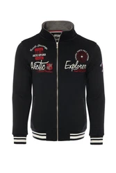CARISMA Sweatjacke Braun/Schwarz/Hellblau/Grau/Dunkelrot