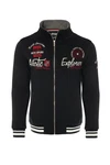 CARISMA Sweatjacke Braun/Schwarz/Hellblau/Grau/Dunkelrot