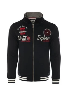 CARISMA Sweatjacke Braun/Schwarz/Hellblau/Grau/Dunkelrot