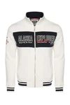 CARISMA Sweatjacke Regular Dunkelrot/Weiß/Creme/Dunkelblau/Rot