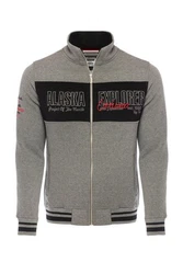 CARISMA Sweatjacke Regular Hellgrau/Grau/Dunkelgrau/Silber
