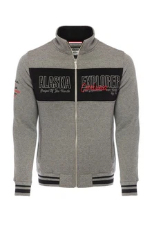 CARISMA Sweatjacke Regular Hellgrau/Grau/Dunkelgrau/Silber