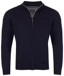 CASAMODA Strickjacke Cardigan Dunkelblau/Hellblau/Blau