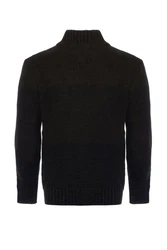 CARISMA Strickjacke mit Stehkragen Schwarz/Hellblau/Dunkelgrün/Dunkelblau/Braun