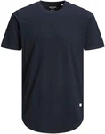 Jack & Jones T-Shirt JJENOA TEE SS CREW NECK (4834) Dunkelblau/Blau