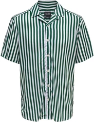 Only & Sons Hemd 'Wayne' Grün/Dunkelgrün/Türkis