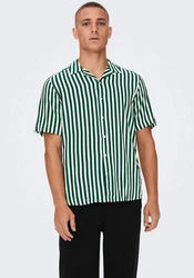 Only & Sons Hemd 'Wayne' Grün/Dunkelgrün/Türkis