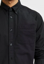 SELECTED HOMME Langarmhemd SLHREGRICK Schwarz/Dunkelblau/Dunkelgrau