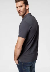 LERROS Poloshirt uni regular fit Dunkelblau/Dunkelgrau/Grau/Hellgrau