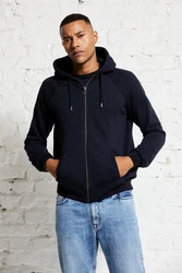 wunderwerk Hoodie Heavy Zip Hoody Male Dunkelblau/Hellblau