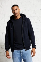 wunderwerk Hoodie Heavy Zip Hoody Male Dunkelblau/Hellblau