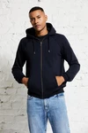wunderwerk Hoodie Heavy Zip Hoody Male Dunkelblau/Hellblau