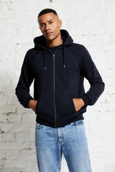 wunderwerk Hoodie Heavy Zip Hoody Male Dunkelblau/Hellblau