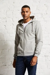 wunderwerk Hoodie Heavy Zip Hoody Male Hellgrau/Grau/Khaki/Hellblau