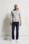 wunderwerk Hoodie Heavy Zip Hoody Male Hellgrau/Grau/Khaki/Hellblau