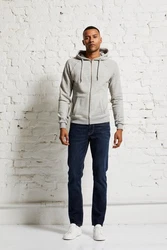 wunderwerk Hoodie Heavy Zip Hoody Male Hellgrau/Grau/Khaki/Hellblau