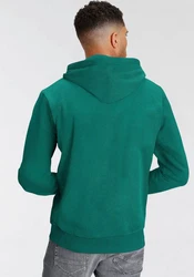 Jack & Jones Kapuzensweatshirt JJ JJANDY SWEAT HOOD Dunkelgrün/Grün/Türkis