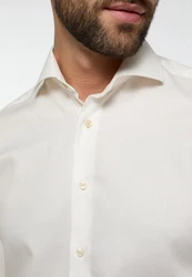 Eterna Langarmhemd MODERN FIT Weiß/Creme/Khaki/Beige