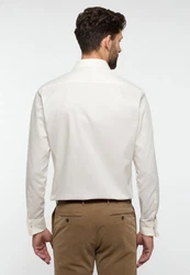 Eterna Langarmhemd MODERN FIT Weiß/Creme/Khaki/Beige