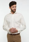 Eterna Langarmhemd MODERN FIT Weiß/Creme/Khaki/Beige