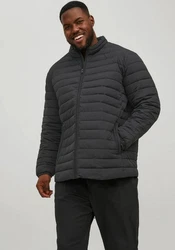 Jack & Jones Plus Übergangsjacke (1-St) schwarz