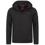 Höhenhorn Tacul Herren Jacke Fleece Strickjacke (21B23) Schwarz/Grau/Dunkelgrau/Rot