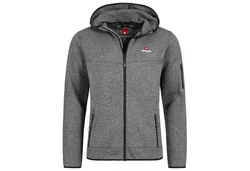 Höhenhorn Tacul Herren Jacke Fleece Strickjacke (21B23) Dunkelgrau/Grau/Hellgrau