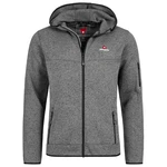 Höhenhorn Tacul Herren Jacke Fleece Strickjacke (21B23) Dunkelgrau/Grau/Hellgrau