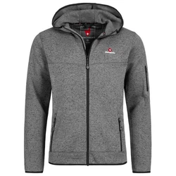 Höhenhorn Tacul Herren Jacke Fleece Strickjacke (21B23) Dunkelgrau/Grau/Hellgrau