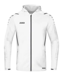 Jako Sweatjacke Challenge Trainingsjacke Weiß/Creme/Schwarz/Grau
