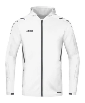 Jako Sweatjacke Challenge Trainingsjacke Weiß/Creme/Schwarz/Grau