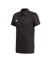 adidas Performance T-Shirt Core 18 ClimaLite Poloshirt Schwarz/Grau/Dunkelgrau/Braun