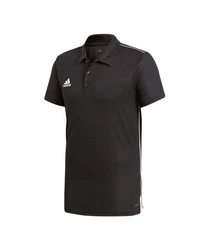 adidas Performance T-Shirt Core 18 ClimaLite Poloshirt Schwarz/Grau/Dunkelgrau/Braun