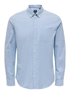 Only & Sons Hemd Neil Hellblau/Blau