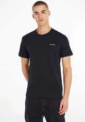 Calvin Klein T-Shirt MICRO LOGO INTERLOCK T-SHIRT Hellblau/Braun/Dunkelblau/Gelb/Grau