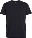 Calvin Klein T-Shirt MICRO LOGO INTERLOCK T-SHIRT Hellblau/Braun/Dunkelblau/Gelb/Grau