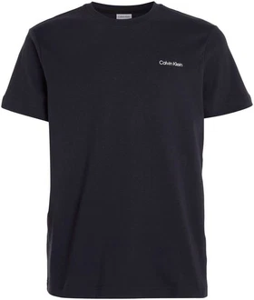 Calvin Klein T-Shirt MICRO LOGO INTERLOCK T-SHIRT Hellblau/Braun/Dunkelblau/Gelb/Grau