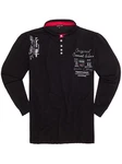 Lavecchia Sweatshirt Herren LV-2025 Polo Langarmshirt Schwarz (LV-2025)