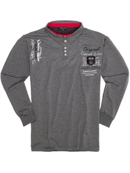 Lavecchia Sweatshirt Herren LV-2025 Polo Langarmshirt Anthrazit (LV-2025)