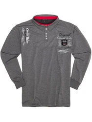 Lavecchia Sweatshirt Herren LV-2025 Polo Langarmshirt Anthrazit (LV-2025)