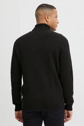 !Solid Rollkragenpullover SDClive RN Schwarz/Braun