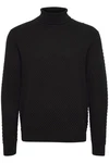 !Solid Rollkragenpullover SDClive RN Schwarz/Braun