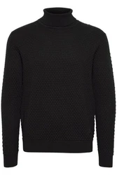 !Solid Rollkragenpullover SDClive RN Schwarz/Braun