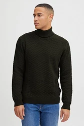 !Solid Rollkragenpullover SDClive RN Dunkelgrün