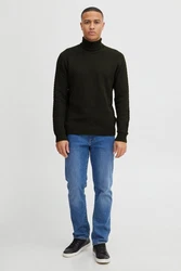 !Solid Rollkragenpullover SDClive RN Dunkelgrün