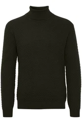!Solid Rollkragenpullover SDClive RN Dunkelgrün