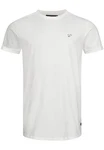 Indicode T-Shirt Kloge Grau/Creme/Weiß/Khaki