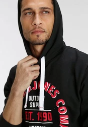 Jack & Jones Kapuzensweatshirt JJ JJANDY SWEAT HOOD Dunkelblau