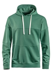 H.I.S Hoodie Langarm Sweater mit Kapuze Grün/Türkis